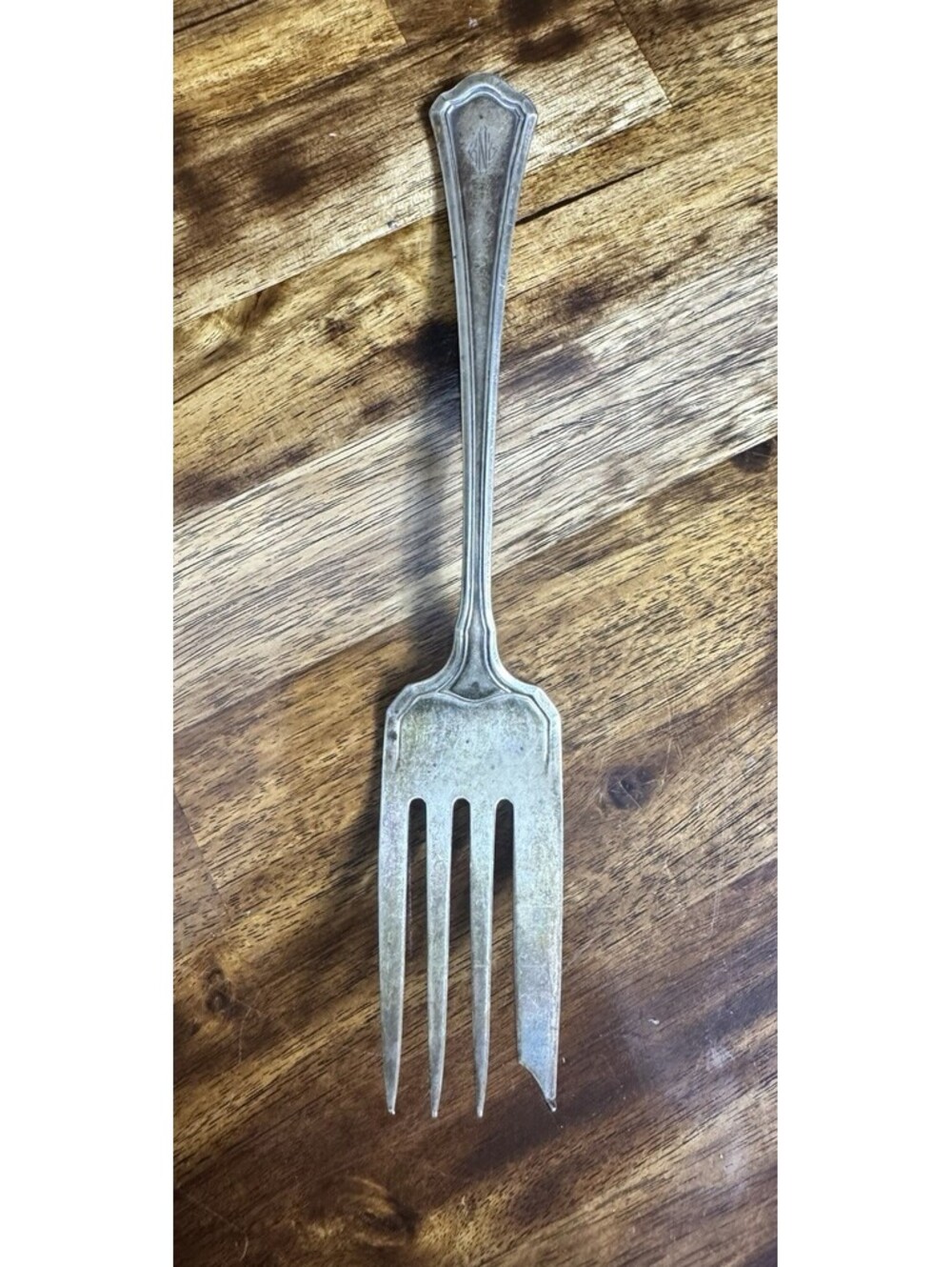 Wallace&Sons RW Washington large cold meat serving fork Mono